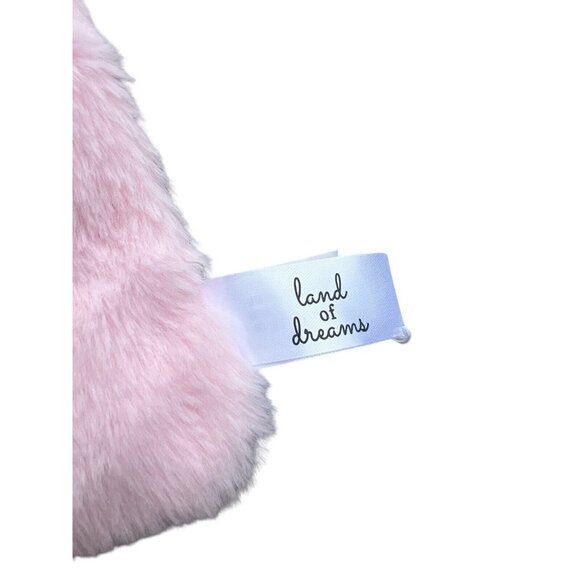 Land of Dreams Pink Elephant Plush Baby Security Blanket Lovey Oversized 24 X 24 - Picture 4 of 6